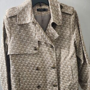 NWT LAUREN RALPH LAUREN JACKET SIZE XLARGE LINED TWO FRONT POCKETS